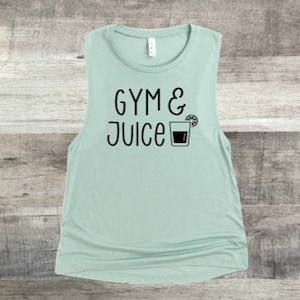 Gym and Juice Tshirt Etsy Canada