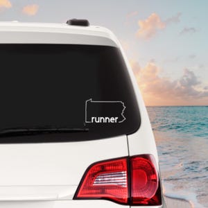 YOUR STATE RUNNER Decal / Vinyl Running Decal For Car, Laptop, Water Bottle, Tumbler