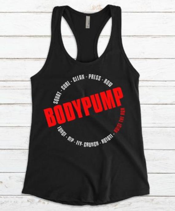 BODYPUMP Racerback Tank Top: Women's Workout Shirt - Etsy
