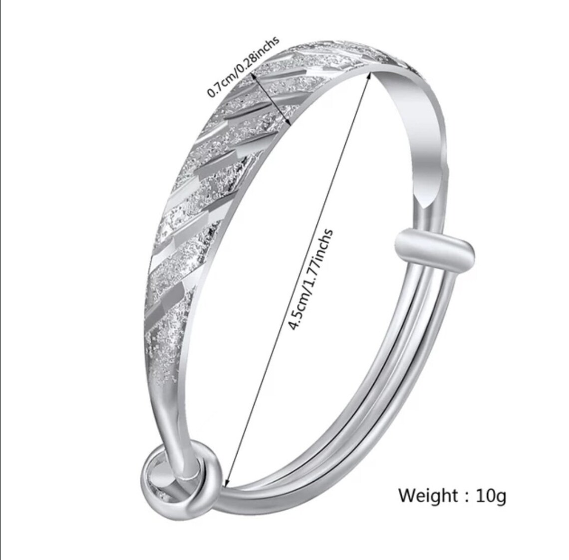 Silver Baby Bangle Toddler's Bangle Kids Bangle Silver Etsy UK