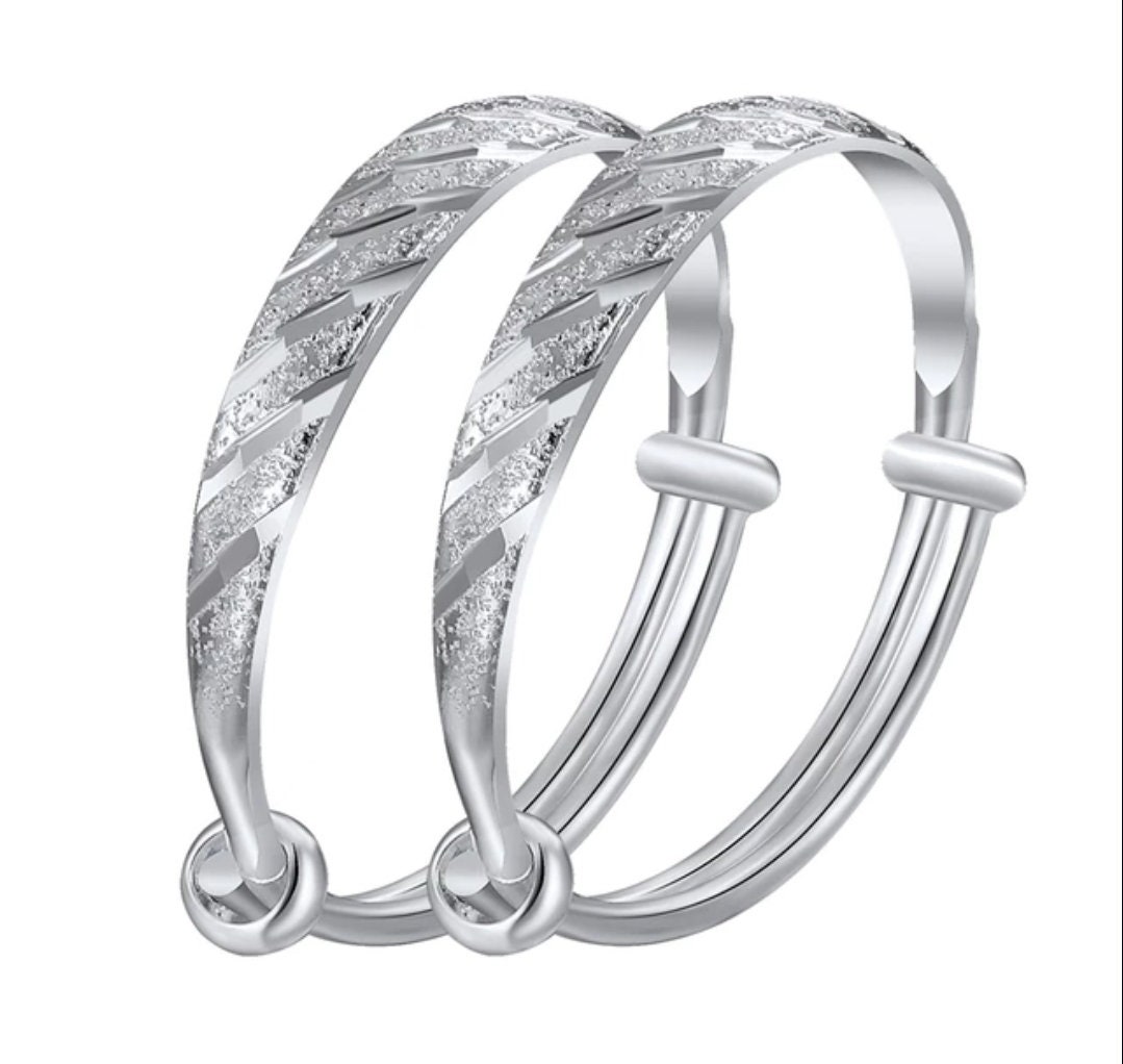 Silver Baby Bangle Toddler's Bangle Kids Bangle Silver Etsy UK