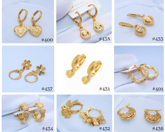 Etsy gold hotsell plated earrings