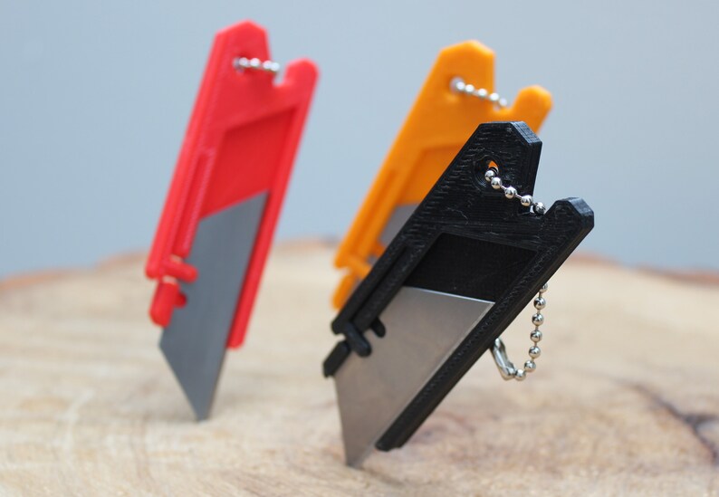 Low Profile EDC Carry Pocket Knife Box & Packet Cutter Etsy