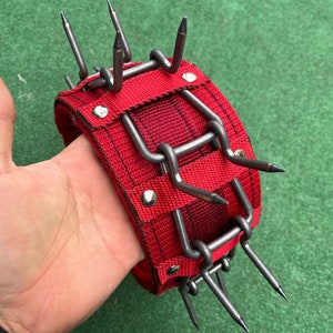 3&#39; Spiked Pronged Webbing Felt Padded Dog Collar M/L/XL/XXL