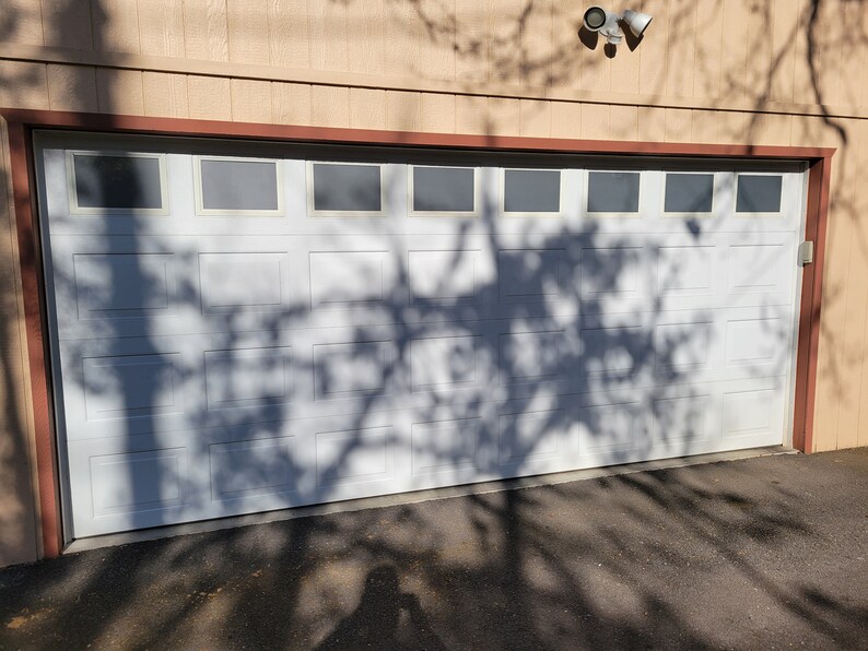 Privacy vinyl window covers for Garage Doors 16 x Etsy Nederland