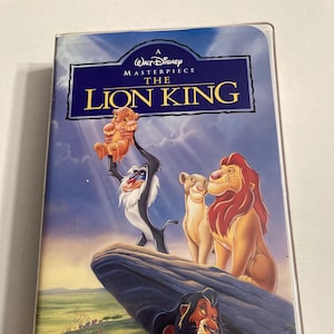 Vintage The Lion King VHS tape Walt Disney Masterpiece             LionKingVHS