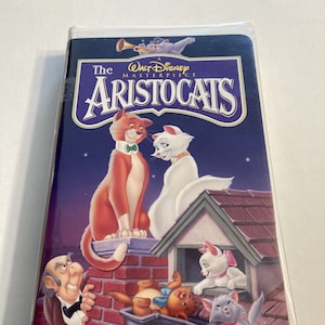 Vintage The Aristocats VHS tape Walt Disney meesterwerk AristocatVHS