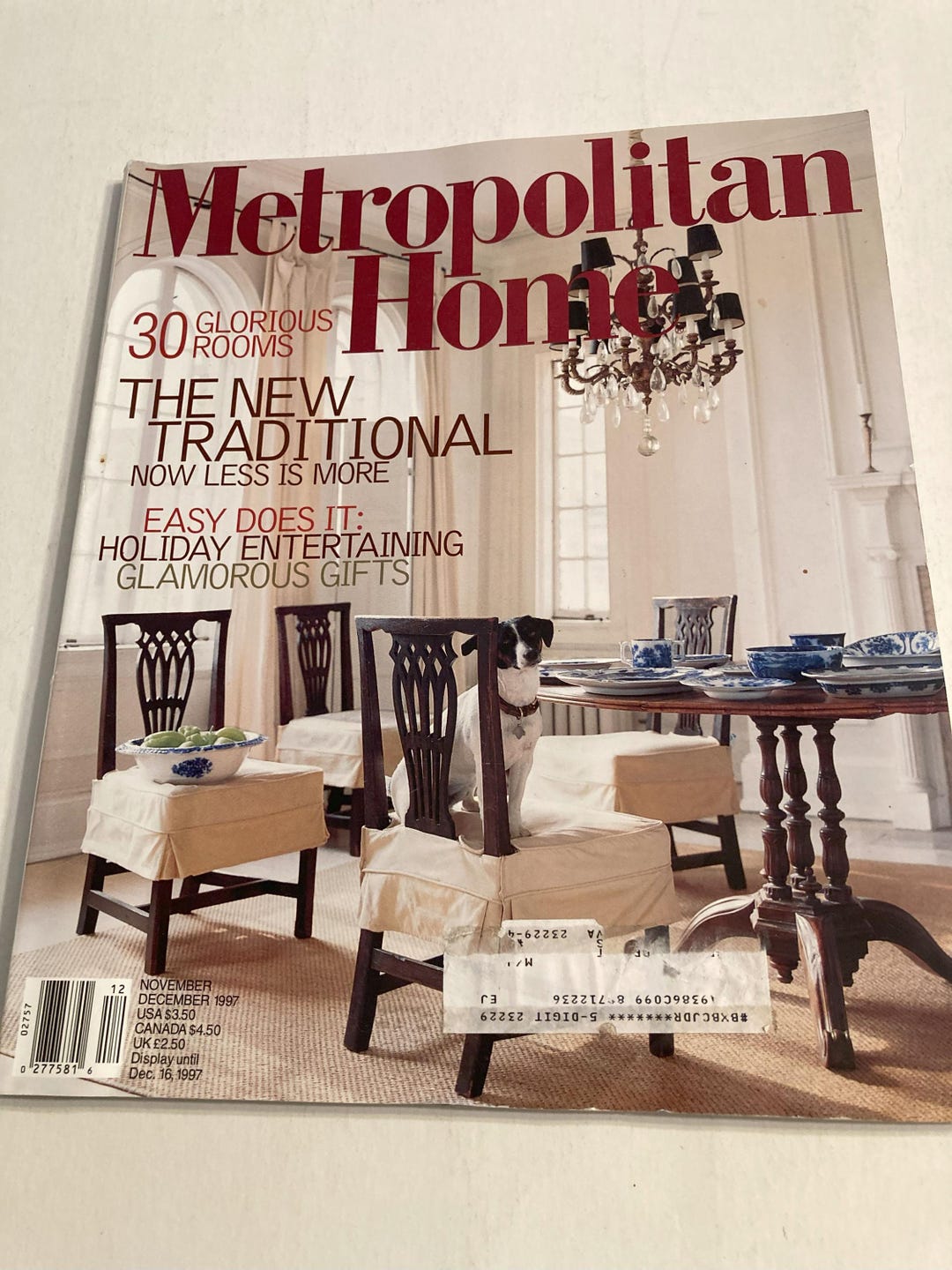Metropolitan Magazine Vintage Metropolitan Home Magazine Nov/dec 97. Metropolitanh - Etsy