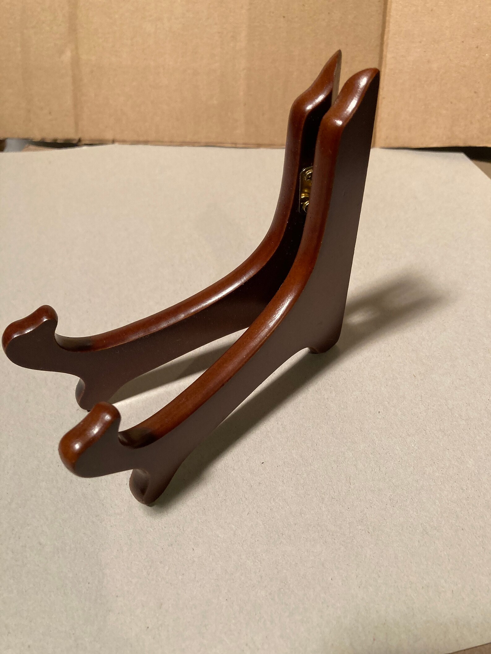 Bowl stand 4 1/2 wood walnut finish bowl26 Etsy