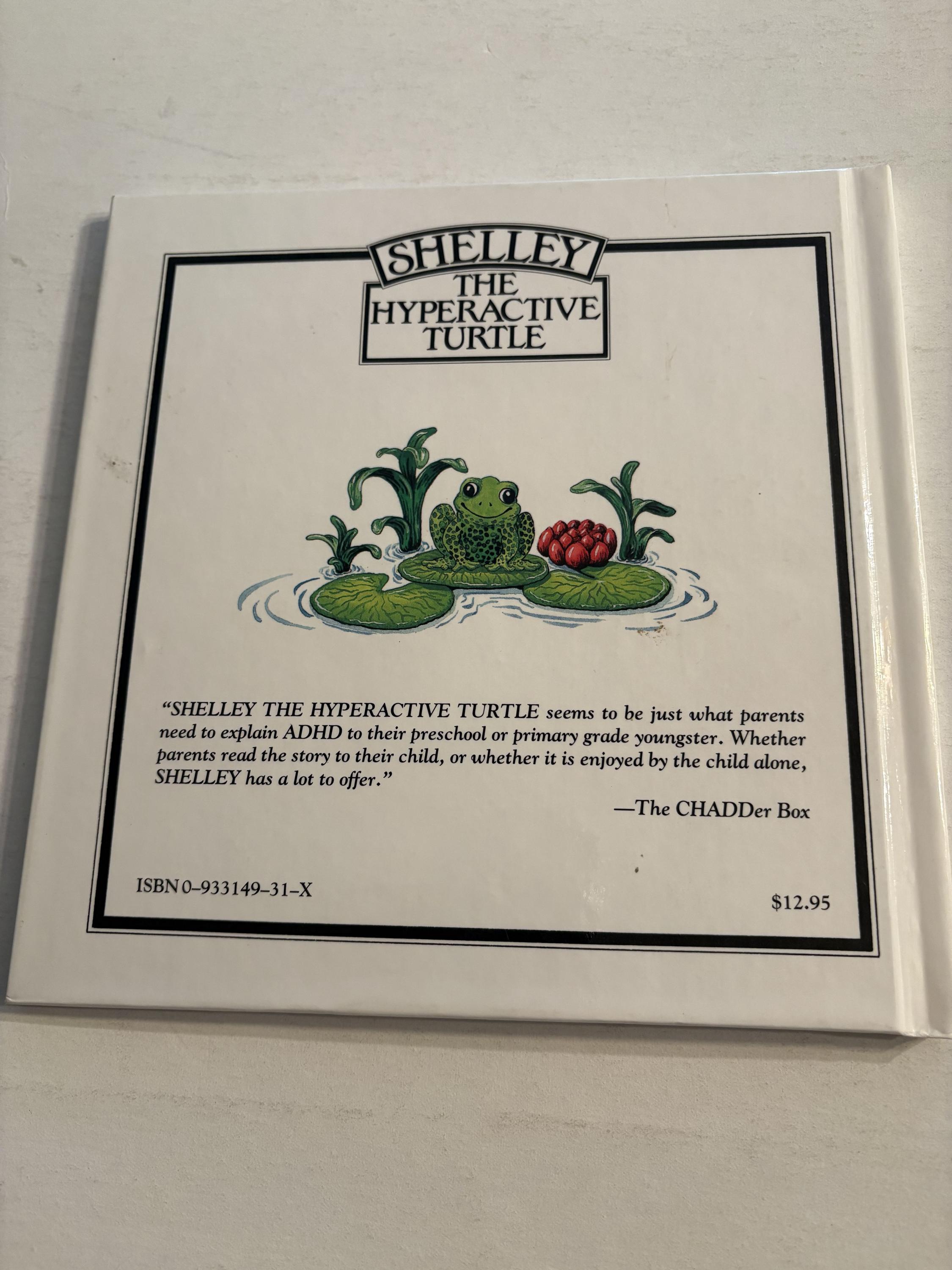 The Hyperactive Turtle Vintage Shelley the Hyperactive Turtle by Deborah Moss. Hardcover 1989 ...