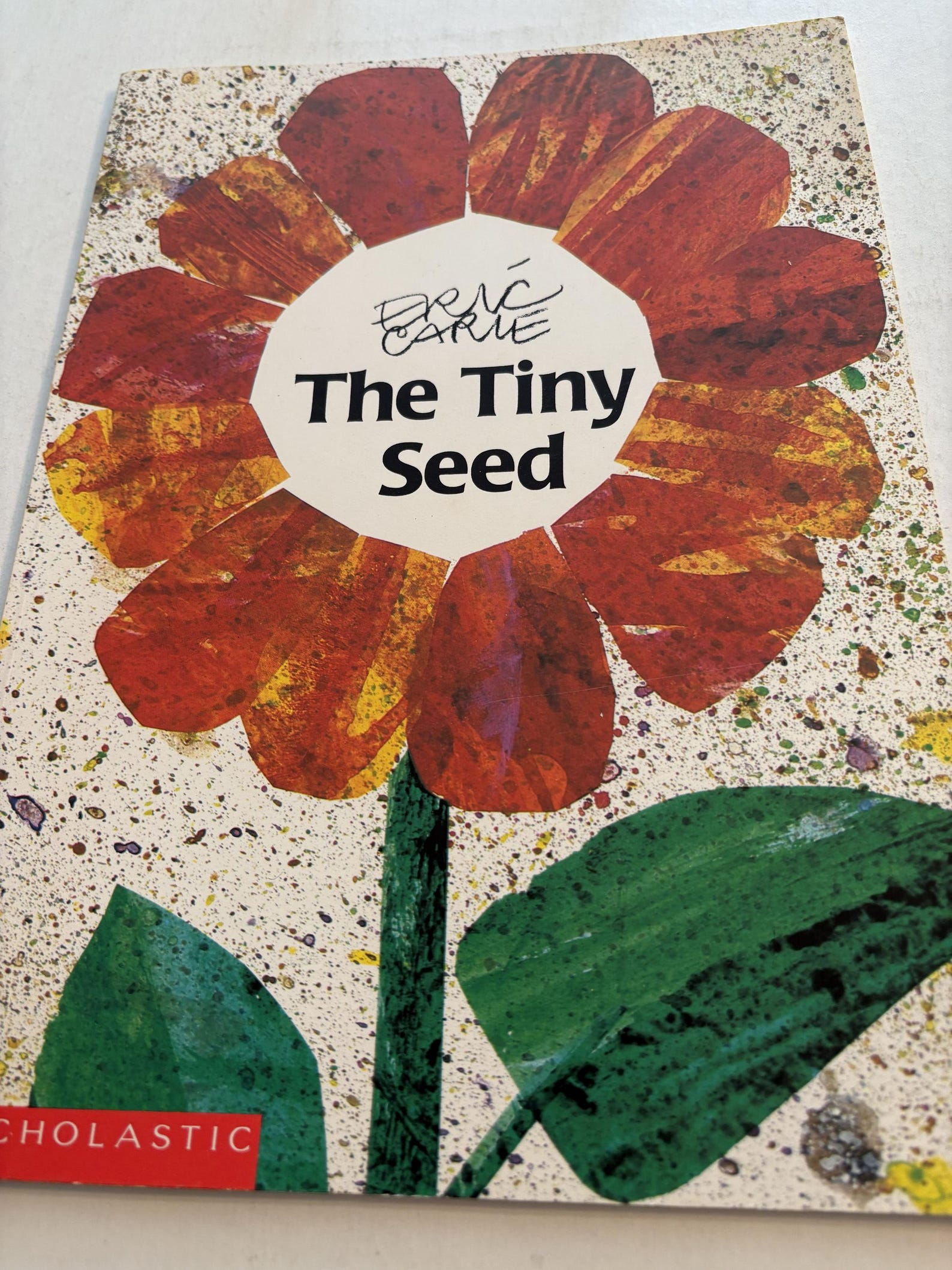 Vintage the Tiny Seed by Eric Carle. Softcover 1987. Tinyseed - Etsy