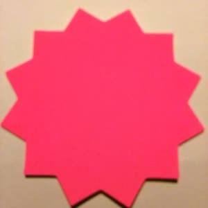 100 Star tags 4&quot; assorted colors.  packstar4