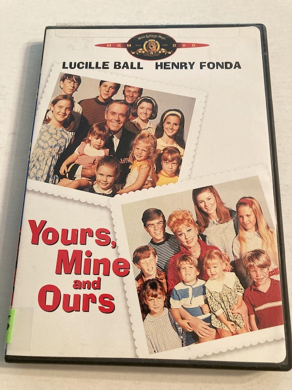 Vintage Yours, Mine and Ours Lucille Ball Henry Fonda. DVD. Ymours