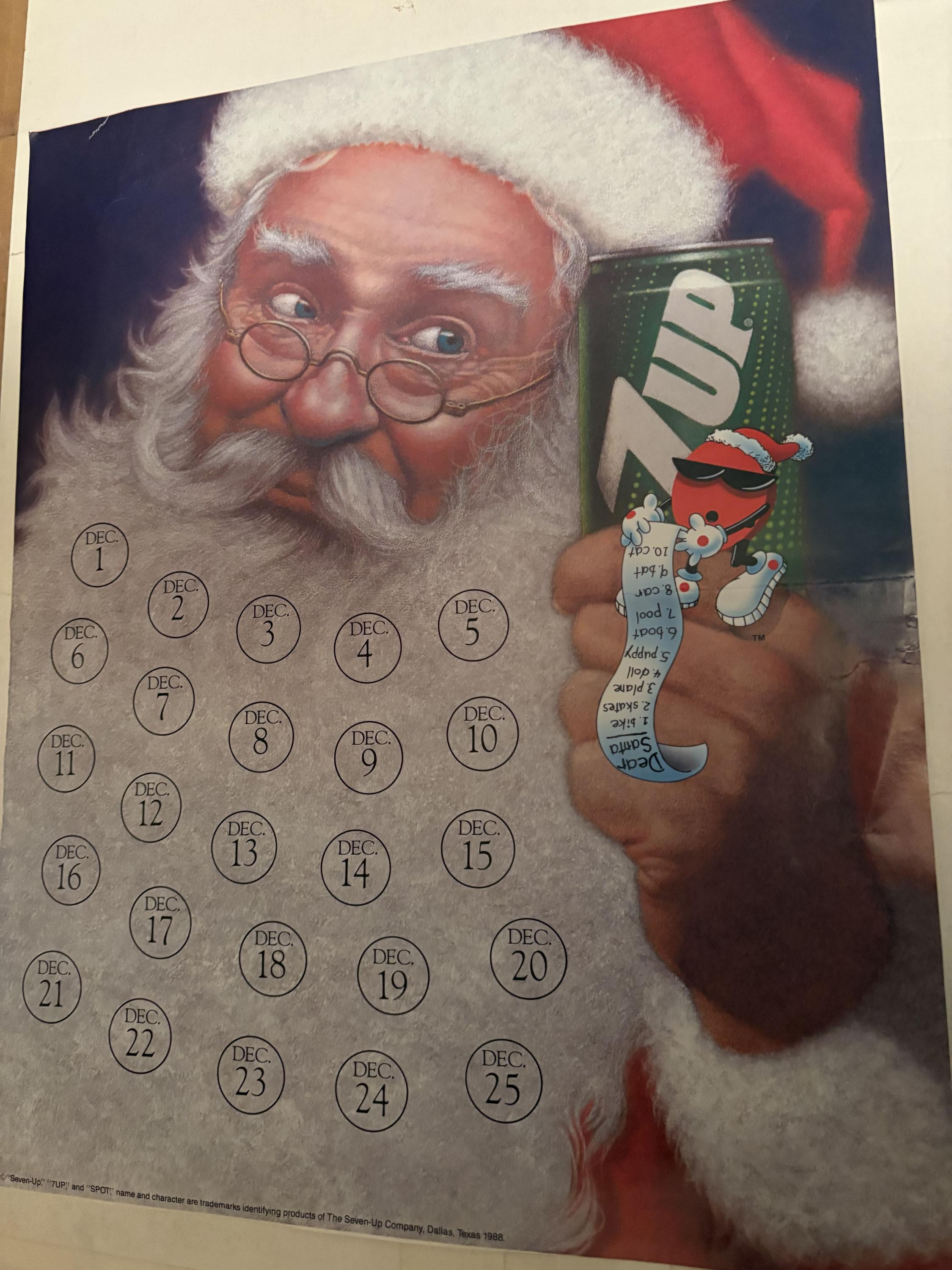 Santa 7up - Etsy