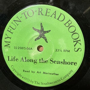 Vintage Life Along the SeaShore, Birds in Summer. Record 33 1/3 rpm        VLifeSeashore
