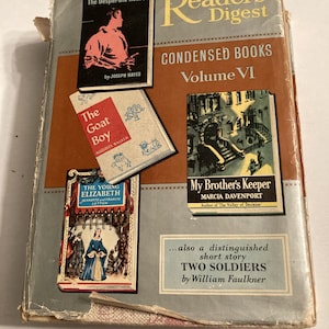Vintage Reader&#39;s Digest Vol 6 Condensed Book             ReadDigest6