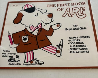 Vintage The First Book Of Arf voor jongens en meisjes. Softcover 1986. Arf