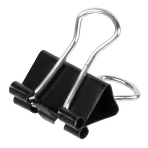 12 Binder Clips Mini.         BNDRmini
