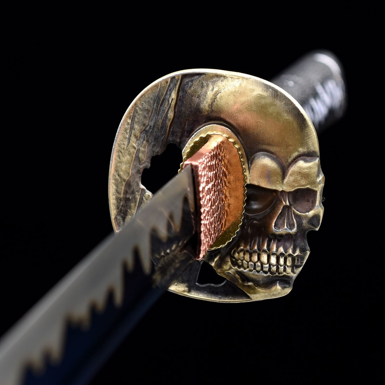 Handmade Real Katana Samurai Swords With Granite Style Saya Etsy