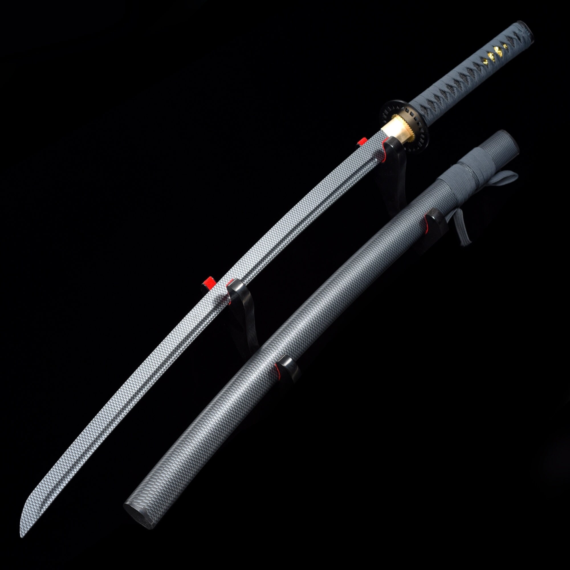 Handmade Aluminum Blade Unsharpened Practice Katana Sword With Etsy