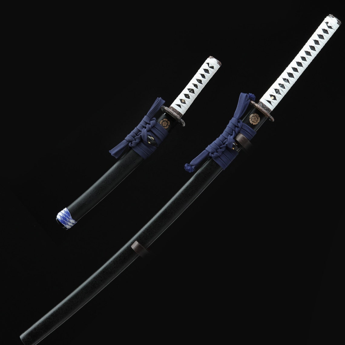 TRUEKATANA® Ghost of Tsushima Sword Kits Handmade Blue Blade Etsy Finland