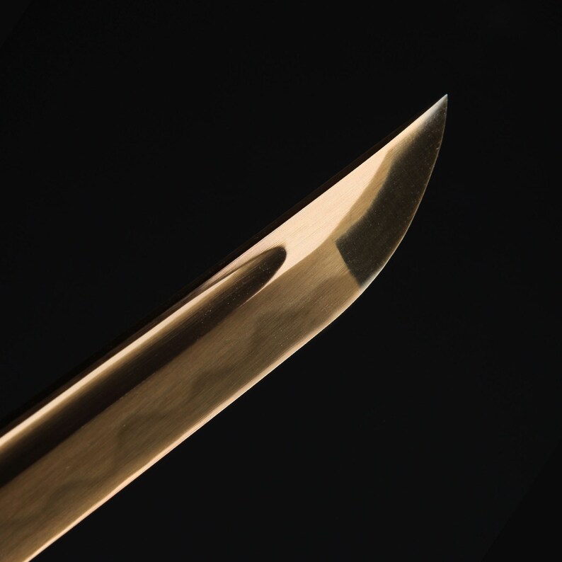 Handmade Gold Blade Sunflower Tsuba Katana Samurai Swords With Etsy