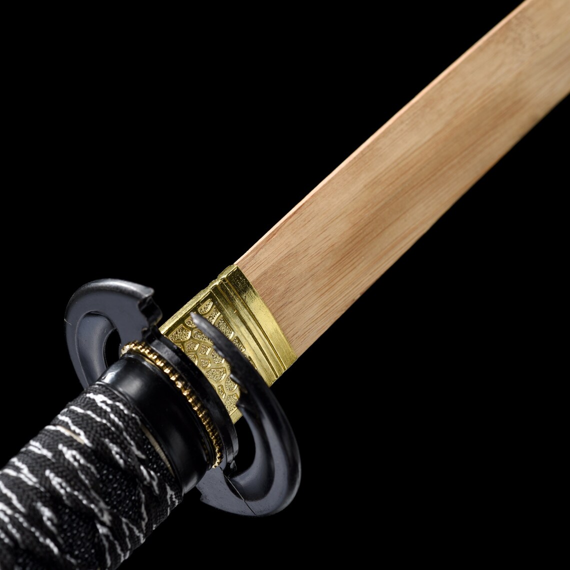 Handmade Natural Bamboo Wooden Blade Unsharpened Katana Sword Etsy