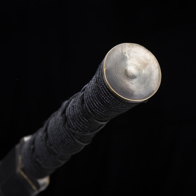 Handmade Black Wood Real Copper Damascus Steel Han Dynasty Etsy