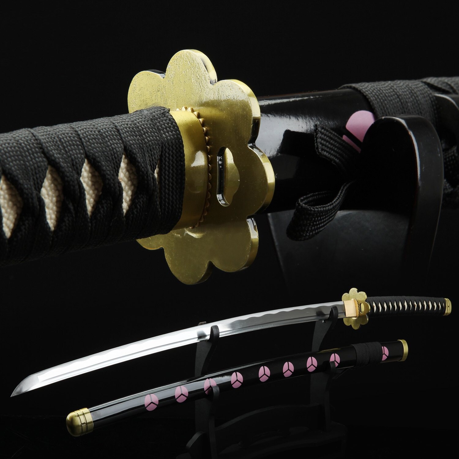 One Piece Roronoa Zoro Katana Sword 1045 High Carbon Steel Etsy