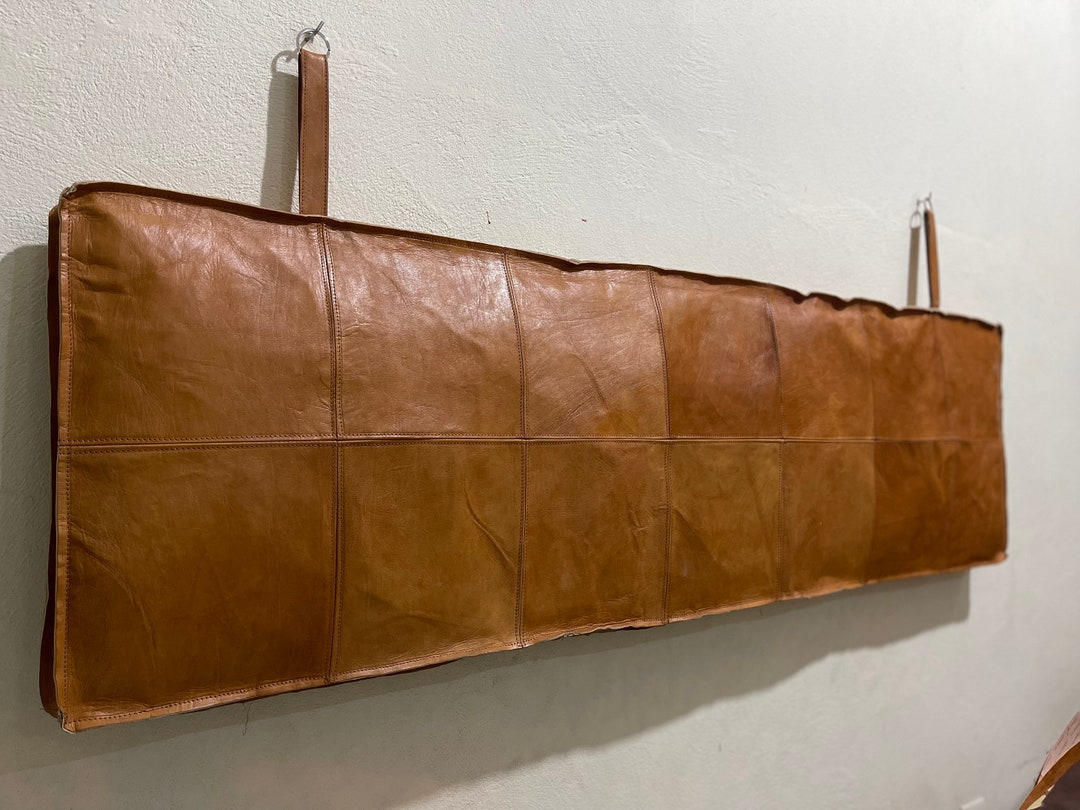 Customized Genuine Luxurious Leather Headboard, Leather Headboard