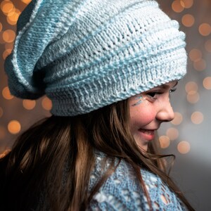 Tunisian Crochet Snow Dream Slouch Hat PATTERN Pdf Instant Digital ...