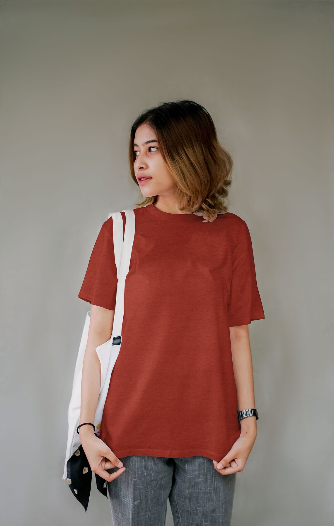 Download Navy T-shirt Mockup T-shirt Mockup Cute Woman Model Cute | Etsy