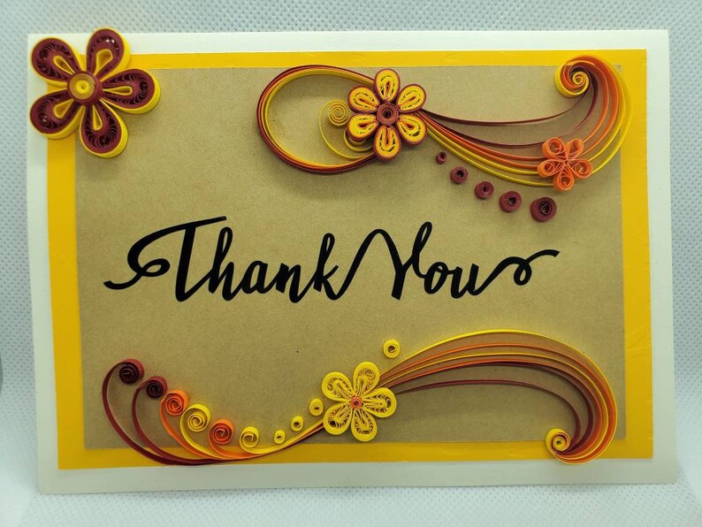 Paperquilled Thank You
