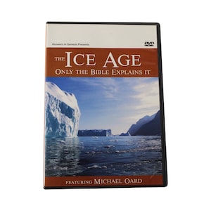 The Ice Age Only the Bible Explains It DVD DISC 2006 Answers in Genesis Creation Library Series Featuring Michael Oard Movie Documentary