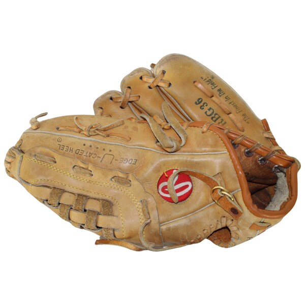 Rawlings RBG36 12 in Fastback Deep Well Pocket Arch Edge U-cated Heel Basket Web S Sm Small LHT Left Handed Hand Beige Brown Baseball Glove