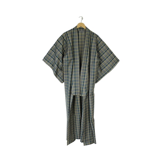 Vintage 1990s Japanese Japan Men's Kimono Yukata … - image 1