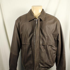 John Ashford Leather Jacket - Etsy