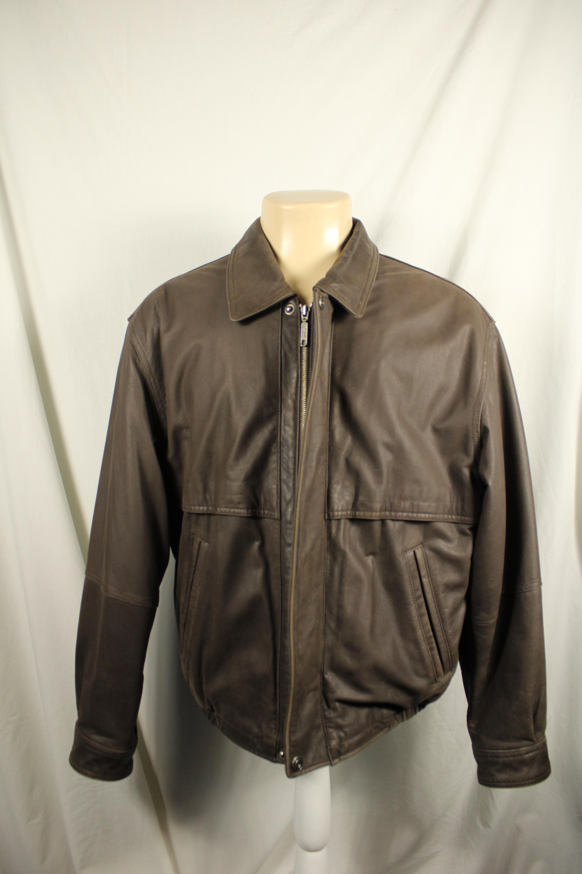 John Ashford Leather Jacket - Etsy
