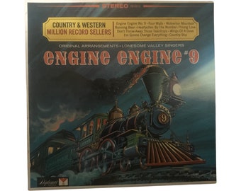 Lonesome Valley Singers Engine Engine #9 Vintage Country Western 1960s / 1966 Vinyl LP 33 RPM Album Various Artists Million Record Sellers