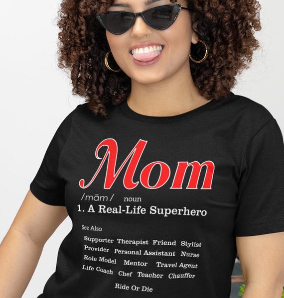 Black Friday Christmas T shirt for Mom Best Mom Ever Superhero Mom Mothers Day Mom Birthday Gifts for Mom Gifs for Her Etsy UK