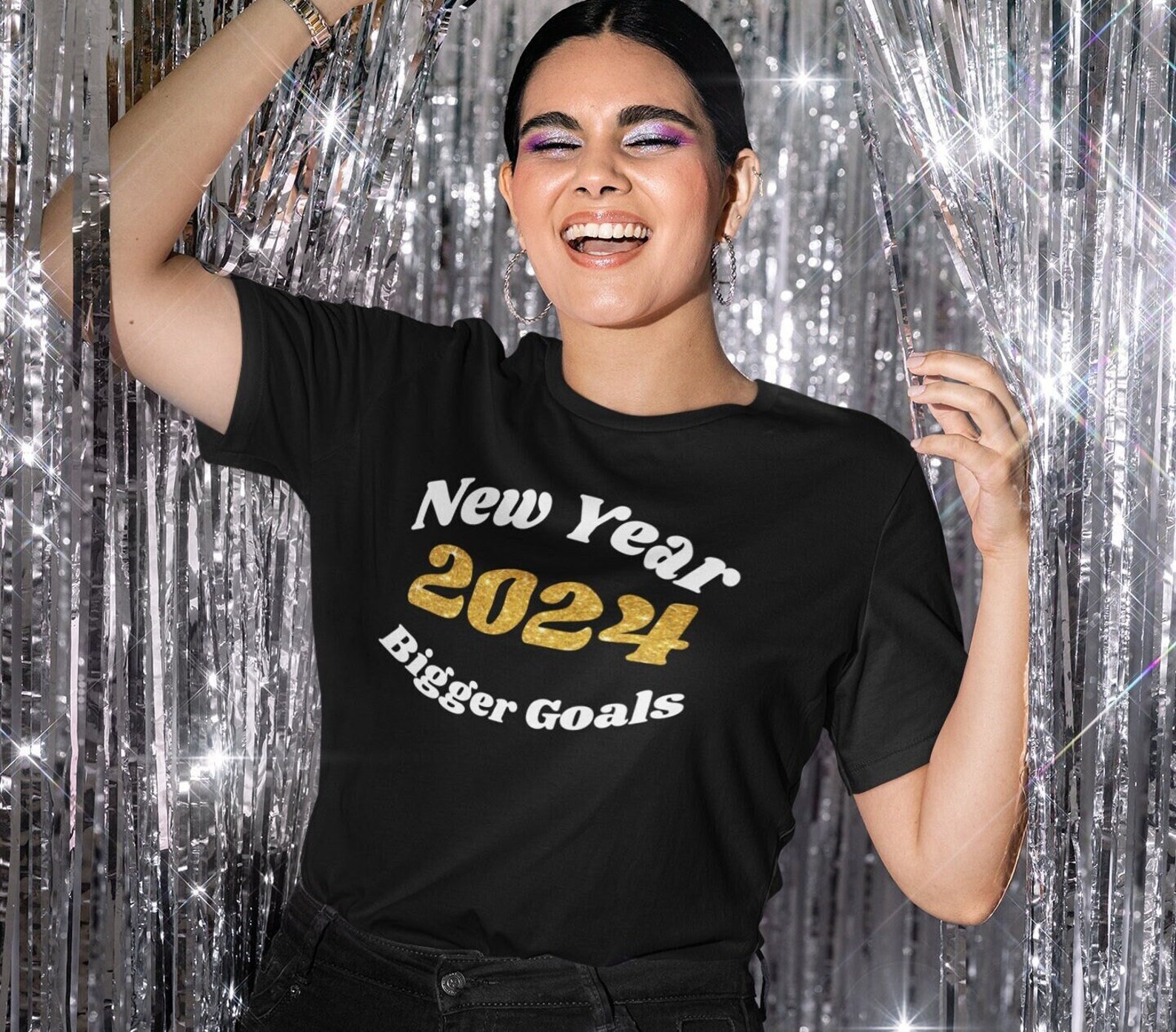 2024 Goals, 2024 Shirt, New Year Bigger Goals, New Years 2024, New