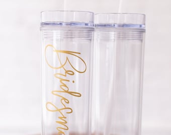 Bachelorette Tumblers | Bridesmaid Tumblers | Bridesmaid Gifts | Bridesmaid Proposal | Personalized Tumbler | Bachelorette Party Gifts