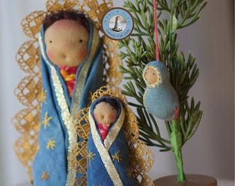 Our Lady of Guadalupe Folk Doll | Catholic Doll | Blessed Mother Doll | First Communion Gift | Mother's Day Gift | Confirmation Gift | RTS