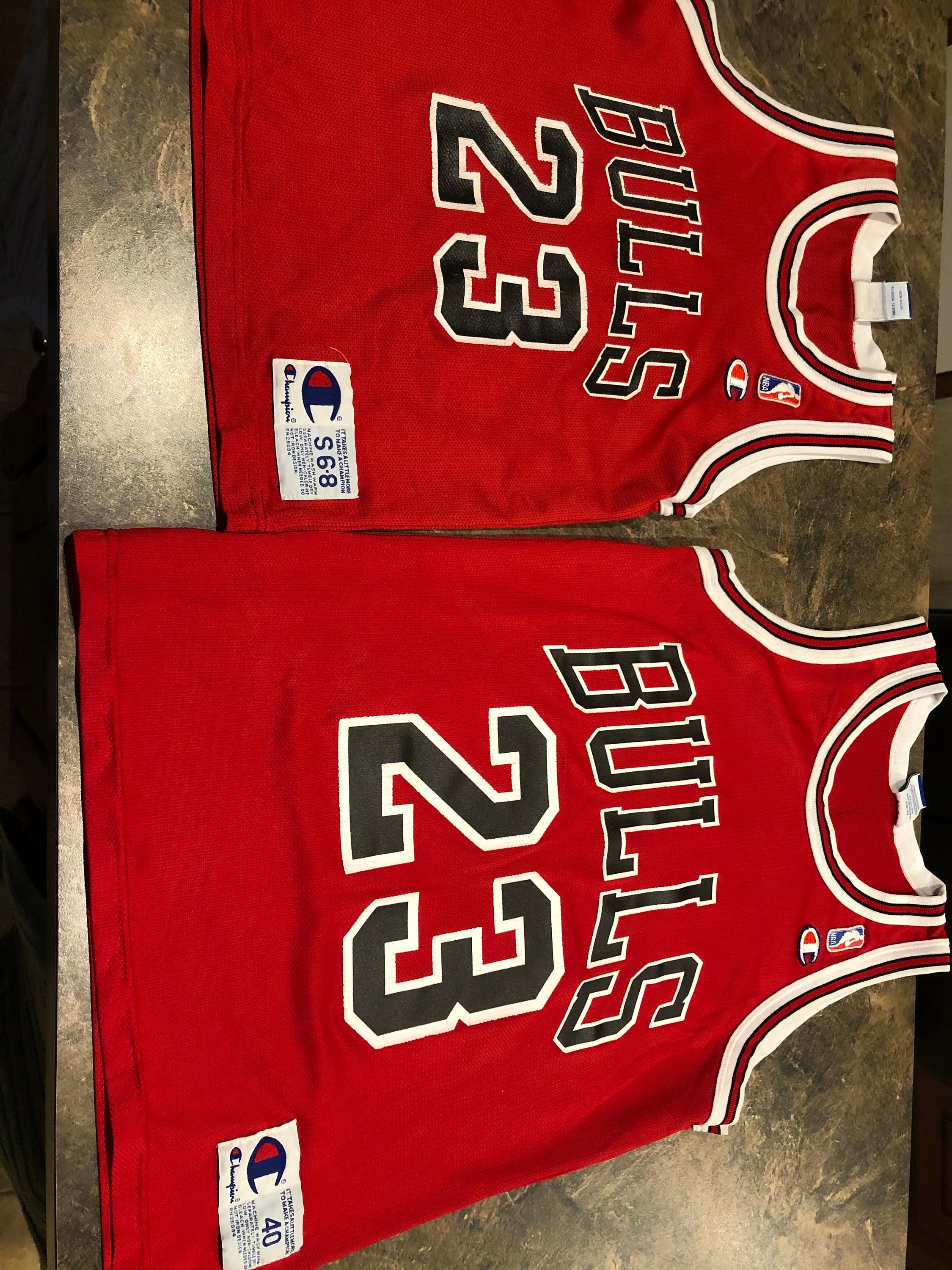 Vintage Champion Jordan Jersey Etsy