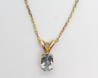 Aquamarine Necklace