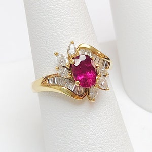 CUSTOM - 18K Rubin & Diamant Ring