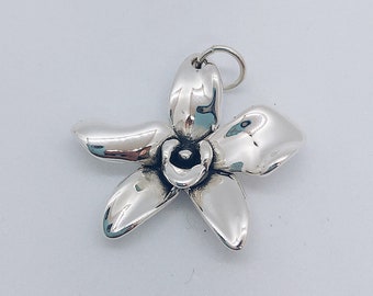 Sterling Silber Floral Pendant Style #15