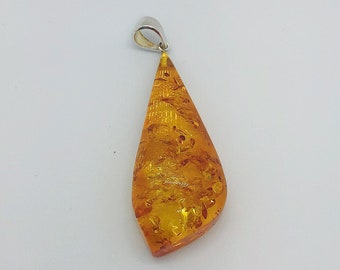 Large Amber Pendant