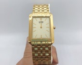 Stiletto Citizen Eco-Drive Watch with Gold Band