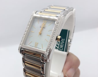 Detailed Wrist Watch with Two-Toned Band